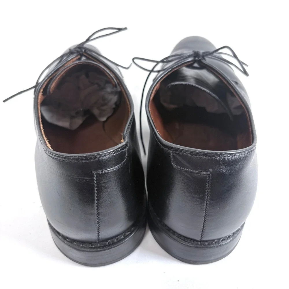 Allen Edmonds Clifton Blucher Black Leather Cap Toe Dress Shoes 3308 Mens 13 B